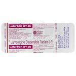 ラメテック Lametec-25 DT、ジェネリックラミクタール、ラモトリジン25mg 包装裏面